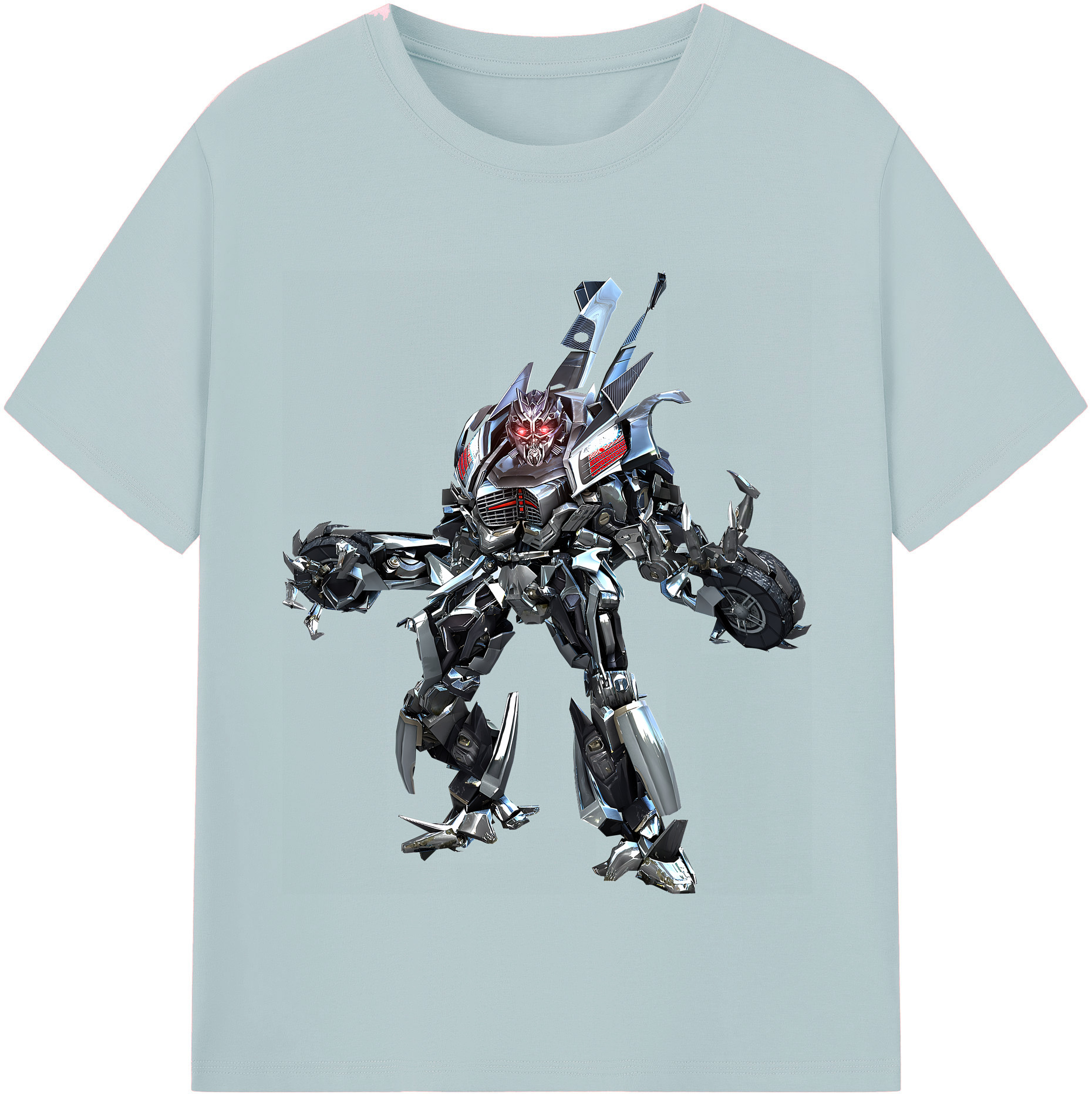 （画像用） Transformers トランスフォーマー 綿100％半袖Tシャツ（フロントプリント）